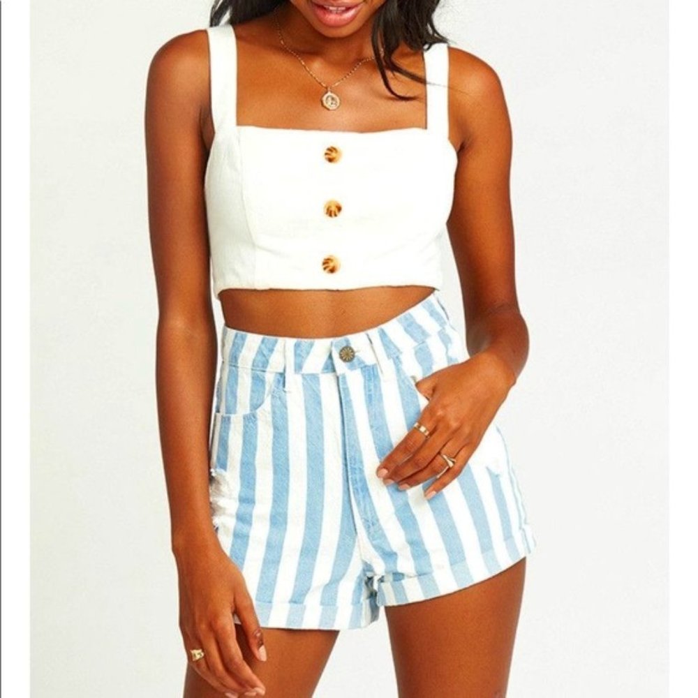 BNWT Show Me Your Mumu Raleigh Roll Up Shorts